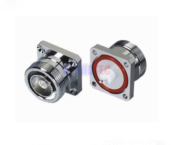 CCTV 7_16 Din Female 4 Hole Flange Wire Connector
